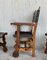 Butaca y silla española colonial, siglo XIX. Juego de 2, Imagen 5