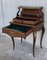 19th Century French Black Ebonized Writing Table, 1850s, Image 2