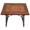 19th Century Baroque Spanish Side Table with Marquetry Top 1