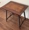 19th Century Baroque Spanish Side Table with Marquetry Top 6