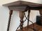 19th Century Baroque Spanish Side Table with Marquetry Top 11