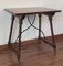 19th Century Baroque Spanish Side Table with Marquetry Top 9