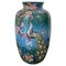 Deutsche Baluster Peacock Vase von Ulmer Keramik, 20. Jh 1