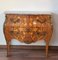 French Louis XV Style Kingwood & Marquetry Ormolu Mounted Bombe Commode 5