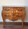 French Louis XV Style Kingwood & Marquetry Ormolu Mounted Bombe Commode, Image 5