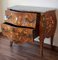 French Louis XV Style Kingwood & Marquetry Ormolu Mounted Bombe Commode 7