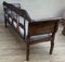 20th Century Large Catalan Bench in Walnut with Caned Seat, Image 5