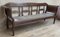 20th Century Large Catalan Bench in Walnut with Caned Seat 3