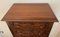 French Country Louis XV Style Carved Bombe Walnut Commode 7