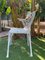 20th Renaissance Revival Style White Garden Chairs in Faux Bamboo, Set of 2, Image 8