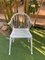 20th Renaissance Revival Style White Garden Chairs in Faux Bamboo, Set of 2, Image 2