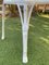 Sillas de jardín estilo renacentista en blanco de bambú sintético XX. Juego de 2, Imagen 12