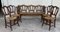 20th Century Bench & Victorian Chairs in Wood and Rattan, Set of 5, Image 4