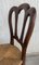 Banco y sillas victorianas de madera y ratán, siglo XX. Juego de 5, Imagen 14