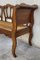 20th Century Walnut Victorian Bench in Wood and Rattan Seat 5