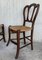 20th Century Victorian Chairs in Wood and Rattan, Set of 4 4