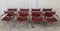 Italian Hollywood Regency Chrome & Leather Savonarola Directors Chairs by Milo Baughman, 1960s, Set of 8 6