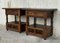 19th Century Spanish Catalan Nightstands with Drawers and Open Shelves, Set of 2, Image 2