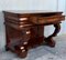 Early Biedermeier Period Walnut Console Table with Drawer, Austria, 1830s, Image 5