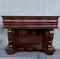 Early Biedermeier Period Walnut Console Table with Drawer, Austria, 1830s 3