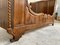 Neoclassical Carved Walnut Full Size Bed Frame, 20th Century 12