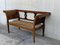 20th Century Empire Bench in Walnut with Ebonized Details & Caned Seat 4