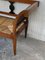 20th Century Empire Bench in Walnut with Ebonized Details & Caned Seat 10