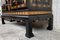 Black Lacquer & Hand-Painted Open Altar Table or Sideboard with Mirror, Set of 2, Image 20