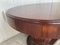 French Art Deco Burl Elm 2-Pedestal Oval Table & Chairs, Set of 7, Image 13