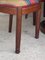 French Art Deco Burl Elm 2-Pedestal Oval Table & Chairs, Set of 7, Image 16