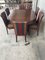 Französischer Ovaler Art Deco Wurzel-Ulmenholz Tisch & Stühle, 7er Set 5