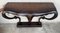 20th French Century Marble Wall Mounted Top Walnut Console Table with Drawer 3