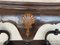 20th French Century Marble Wall Mounted Top Walnut Console Table with Drawer 10