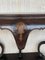 20th French Century Marble Wall Mounted Top Walnut Console Table with Drawer 8