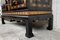 20th Black Lacquer and Hand-Painted Open Altar Table or Sideboard, Image 19