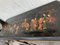 20th Black Lacquer and Hand-Painted Open Altar Table or Sideboard 8