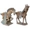 Han Dynastie Terrakotta Pferde, China, 2er Set 1