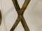 19th French Wooden Bistro Table with Iron Lyre Legs & Top with Drawer 11