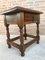 20th Century Spanish Nightstands with Drawer and Iron Hardware, Set of 2, Image 11