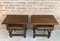 20th Century Spanish Nightstands with Drawer and Iron Hardware, Set of 2 9