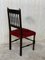 19th Spanish Chairs with Bronze Details & Red Velvet Upholstery, Set of 6 5