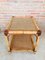 20th Century Spanish Rectangular Bamboo Coffee Table with Glass Top 3