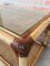 20th Century Spanish Rectangular Bamboo Coffee Table with Glass Top 7