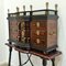 18th Century Italian Cabinet on Stand, Baroque Bargueno with Carey Inlays, Image 3
