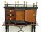 18th Century Italian Cabinet on Stand, Baroque Bargueno with Carey Inlays, Image 4