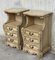 French Rococo Style Carved Nightstands with Open Shelves, 1930s, Set of 2, Image 3
