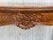 20th French Century Marble Top Walnut Console Table with Drawer 8