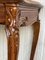 20th French Century Marble Top Walnut Console Table with Drawer 10