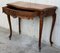 20th French Century Marble Top Walnut Console Table with Drawer 4