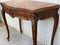 20th French Century Marble Top Walnut Console Table with Drawer, Image 5
